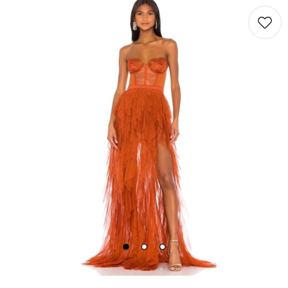For Love and Lemon “Revolve Bustier gown”